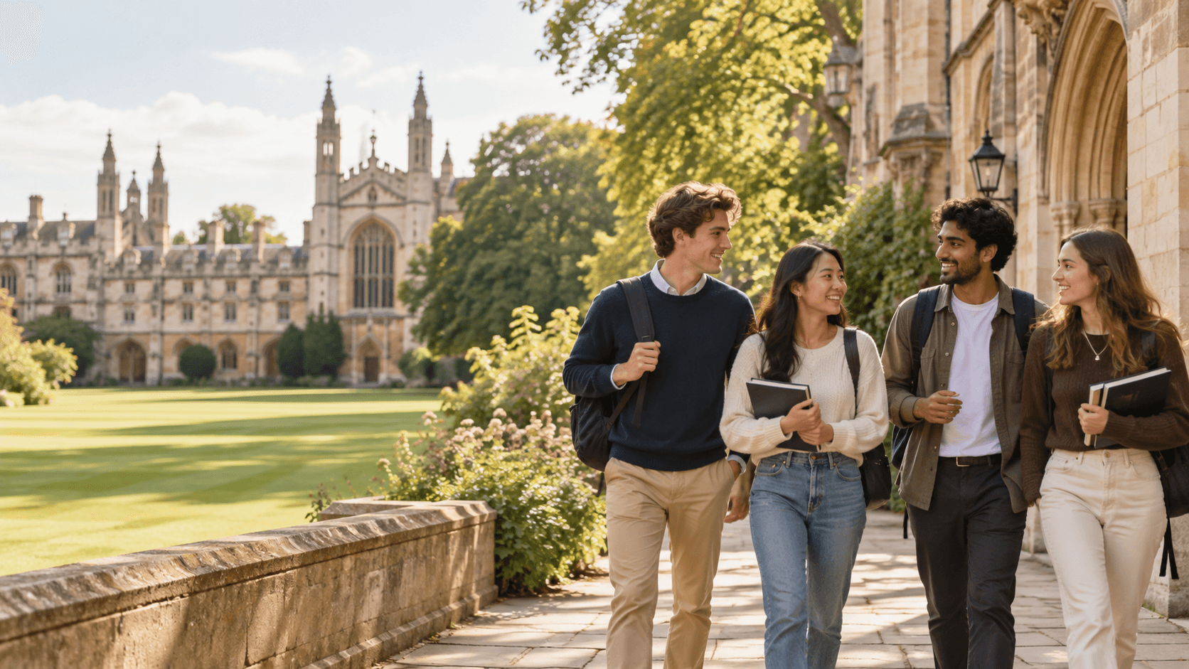 Students celebrating their university journey